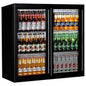 Barkühlschrank mit 2 Glasschiebetüren, 201 Liter, -1°/+5°C — Virtus IBC0026SD