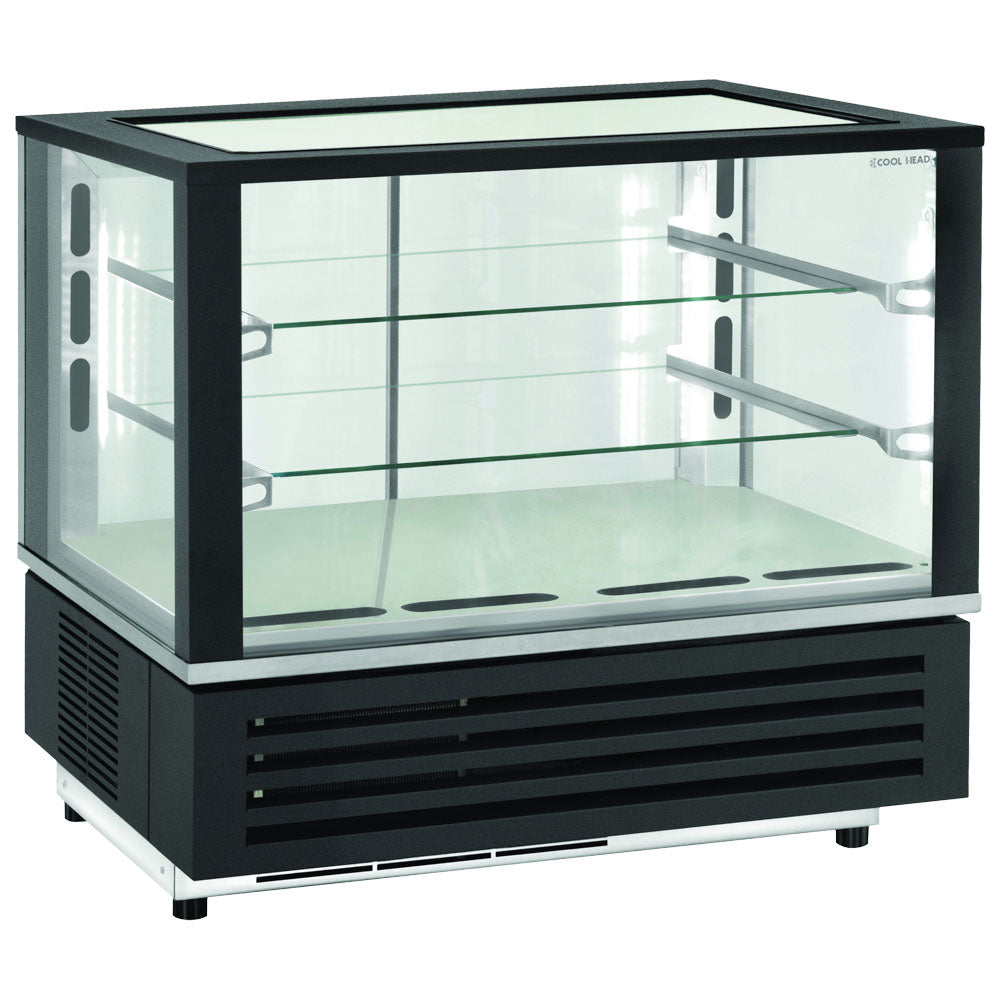 Kalte-Theke mit 2 Glasböden und Schiebetüren, -1°/+5°C — Virtus IBC0070C