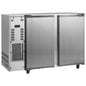 Barkühlschrank mit 2 Flügeltüren, 380 Liter, -2°/+8°C - Edelstahlausführung — Virtus IBC0106
