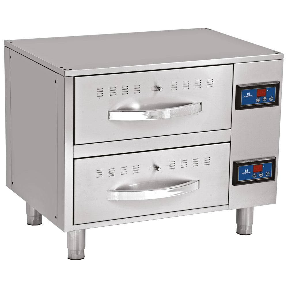 Warmhalteschublade, 2 Schubladen je GN 1/1 — Virtus ICD0002