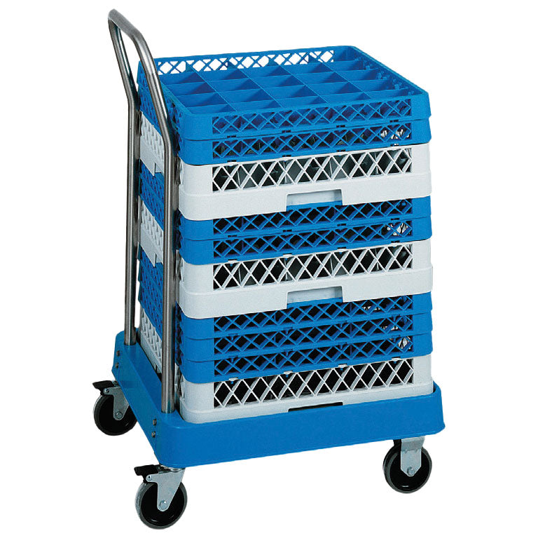Transportwagen mit Griff für Spülmaschinenkörbe, 500x500 mm — Virtus IFA0003