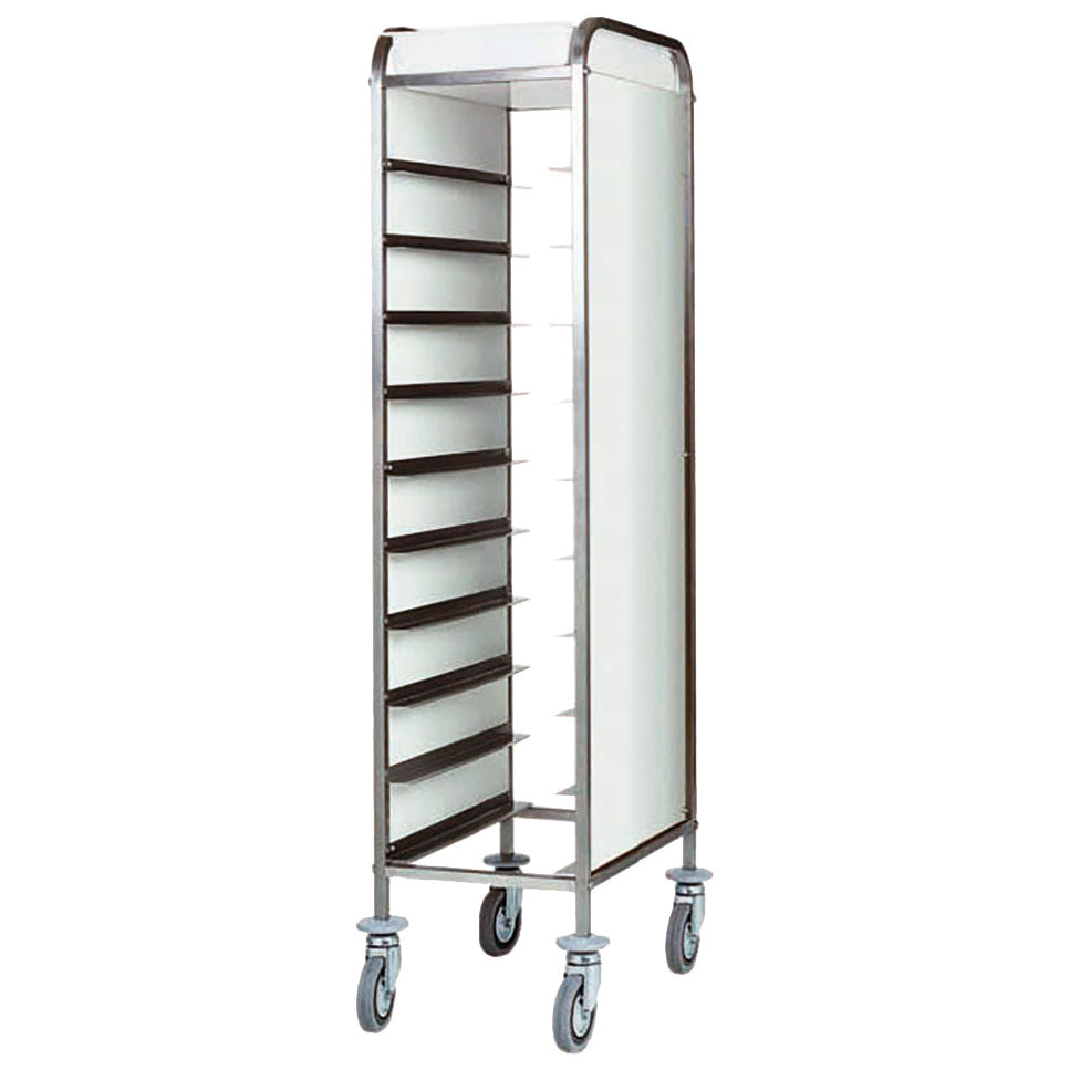 Transportwagen für GN Bleche mit Seitenverkleidung, 10x GN 1/1, H=120 mm — Virtus IFA0034