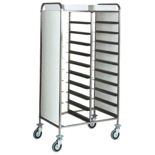 Transportwagen für GN Bleche mit Seitenverkleidung, 20x GN 1/1, H=120 mm — Virtus IFA0035