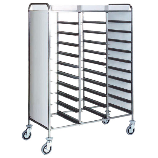 Transportwagen für GN Bleche mit Seitenverkleidung, 30x GN 1/1, H=120 mm — Virtus IFA0036