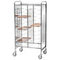 Transportwagen für Tabletts mit Seitenverkleidung, 20x 530x600 mm, H=125 mm — Virtus IFA0038