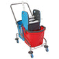 Moppwagen 2x 25 Liter — Virtus IFC0009