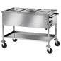 Bainmarie-Wagen mit Zwischenboden, 3x GN 1/1 H=150 mm, 3 Temperaturzonen — Virtus IFD0002/F