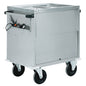 Bainmarie-Wagen auf beheiztem Schrank, 2x GN 1/1 H=200 mm, 2 Temperaturzonen — Virtus IFD0030/F