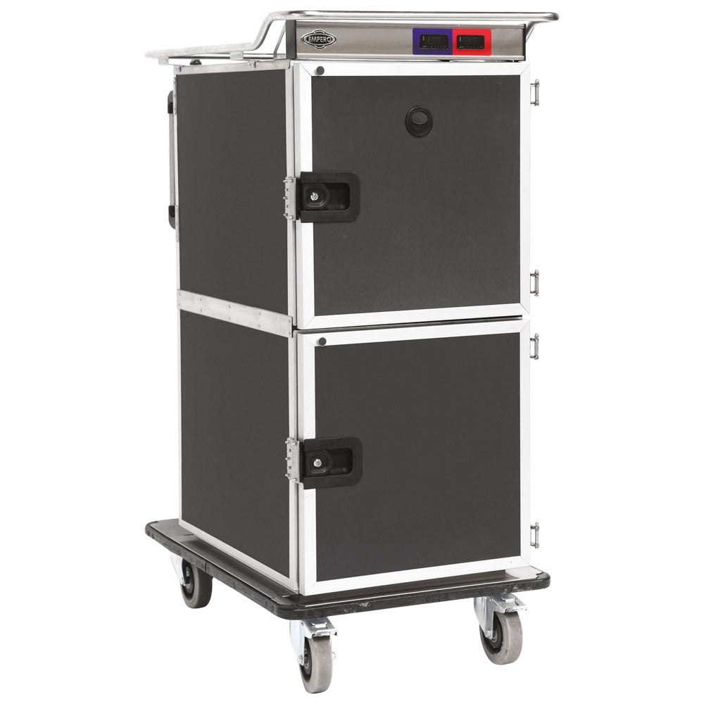 Bankettwagen beheizt und gekühlt für 6+6x GN 1/1 max. H= 65 mm, +65°/+75°C | +4°/+10°C — Virtus IFH0015
