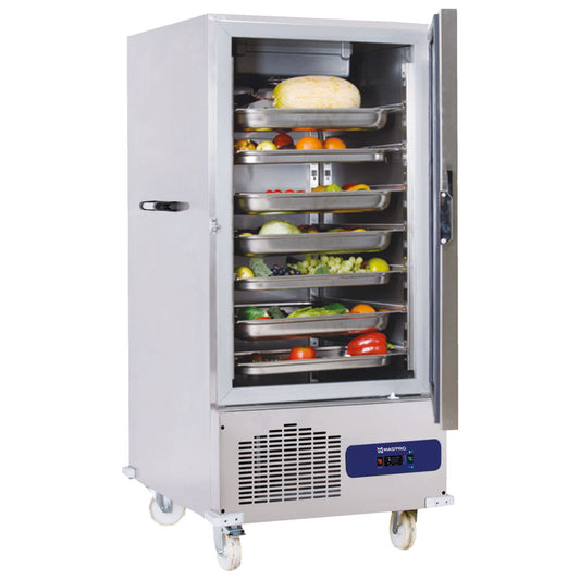 Tiefkühlschrank für Bleche auf Rädern, 12x GN 2/1, -18°/-20 °C — Virtus IFI0052