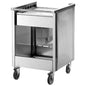 Tablett- und Besteckspenderwagen, 610x405 mm — Virtus IIA6021