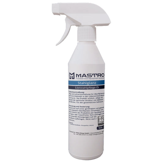 Edelstahlpflege 500 ml Sprühflaschen — Virtus KDSG500