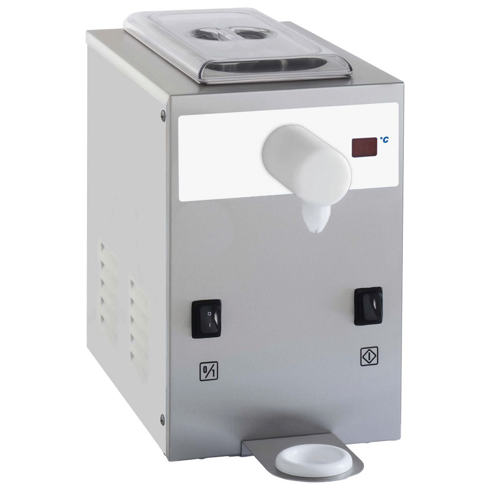 Sahnemaschine mechanisch, Kapazität 2 Liter, Produktion 100 Liter/ Stunde, Luft-Kondesation — Virtus KREAM2/T