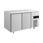 Kühltisch -2 bis +8°C 1400 × 700 × 850 mm mit 2 Türen | A&S KT2TT
