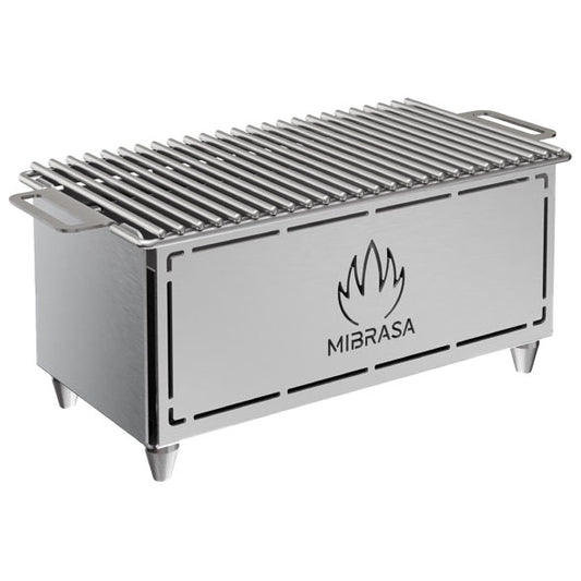Hibachi charcoal table grill for 4 covers — Virtus MH300
