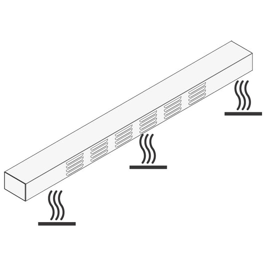 Heizelement für Ausgabeaufsatz, 3x GN 1/1 — Virtus MIN7RIP3
