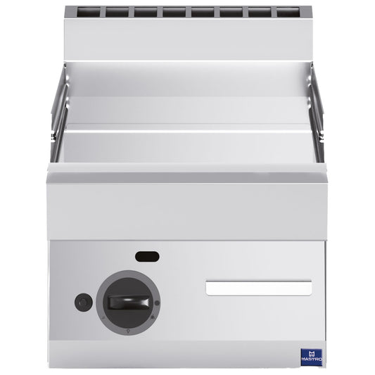 Gas-Grillplatte, Tischmodell, verchromt glatt — Virtus MS654FTGCRT