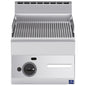 Gas-Grillplatte, Tischmodell, verchromt gerillt — Virtus MS654FTRGCRT