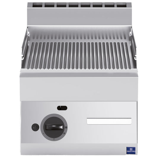 Gas-Grillplatte, Tischmodell, gerillt — Virtus MS654FTRGT