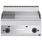 Gas-Grillplatte, Tischmodell, 1/3 gerillt und 2/3 glatt — Virtus MS657FTRGT