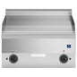 Elektro-Grillplatte, Tischmodell, verchromt glatt — Virtus MS66FTECRT