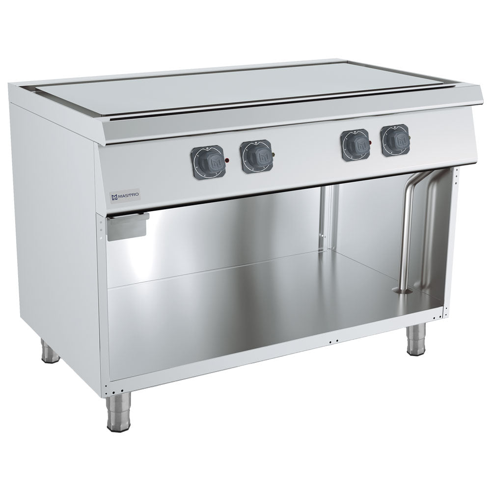 Elektro-Teppanyaki auf offenem Unterbau, 2 Zonen — Virtus MS712TYE