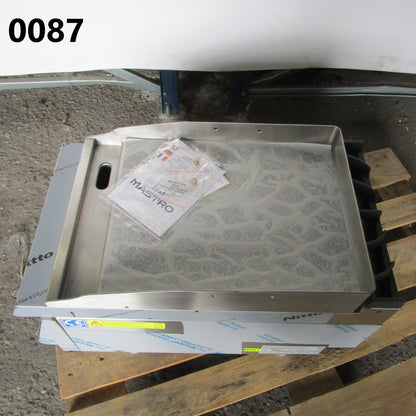 Gas-Grillplatte, Tischmodell, glatte Platte - BESCHÄDIGT — Virtus MS74FTGTBE (Ansicht 4)