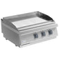 Elektro-Grillplatte, Tischmodell, glatte verchromte Platte — Virtus MS78FTECRT
