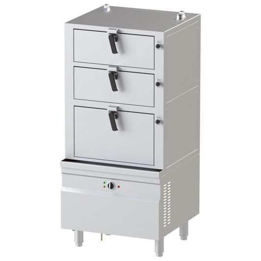 Elektro-Dampfkochkammer mit 3 Kammern — Virtus NESCD990