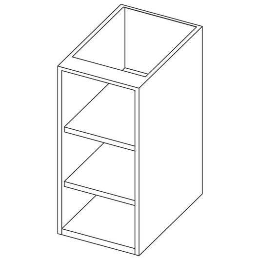 Offener Unterbau mit 2 Zwischenböden, 400x590 mm — Virtus RB010406085
