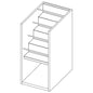 Offener Unterbau mit Flaschenhalterung, 800x690 mm — Virtus RB140807085