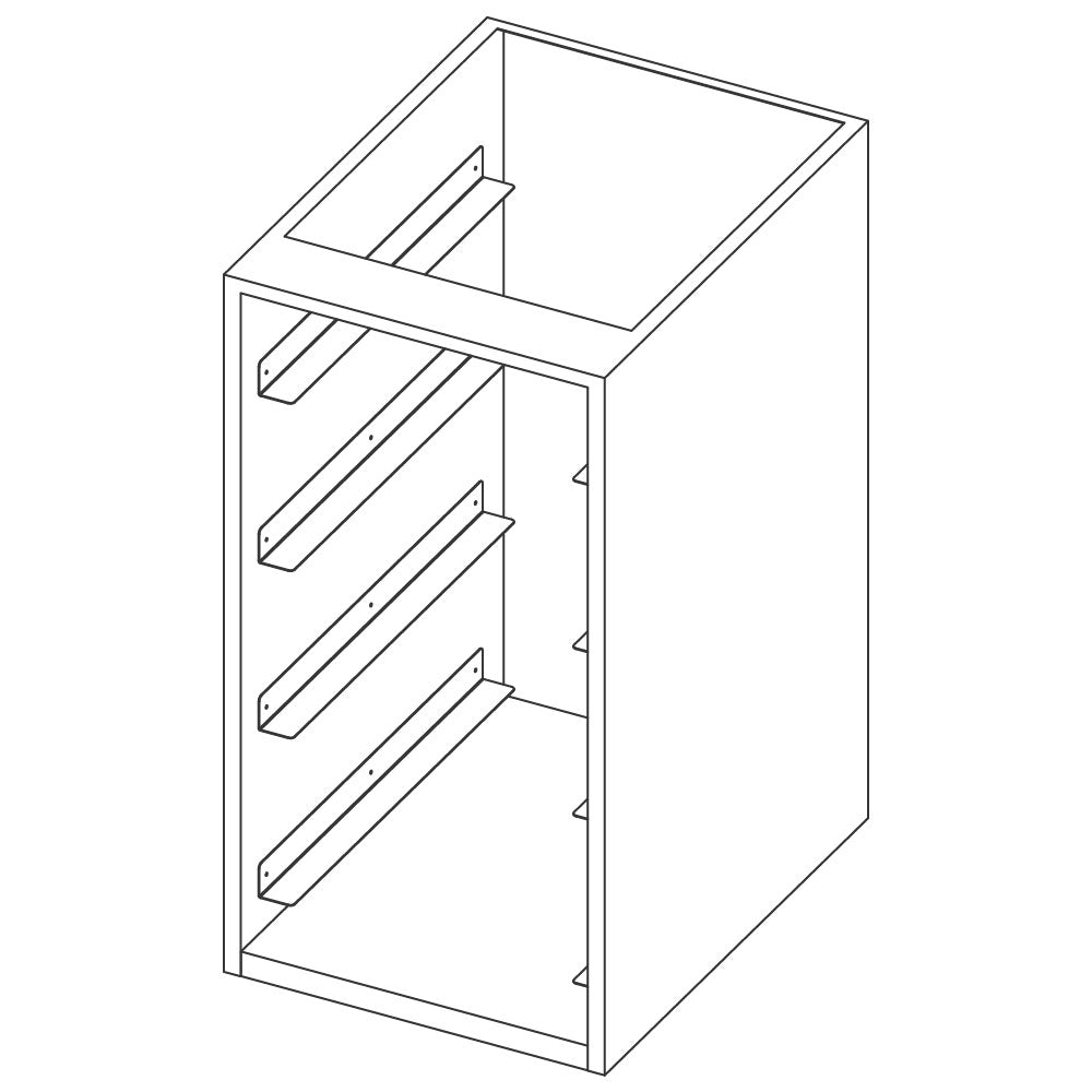 Offener Unterbau mit Einschüben für Gläserkörbe, 550x590 mm — Virtus RB490556085
