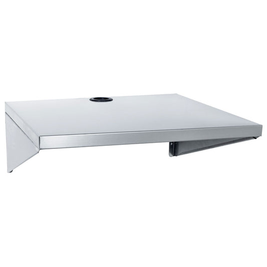 Wandregal für Mikrowellenherde, 400x600 mm — Virtus RFM6040