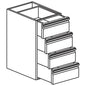 Schubladeneinheit mit 4 Laden, 400x540 mm — Virtus SCAS44060