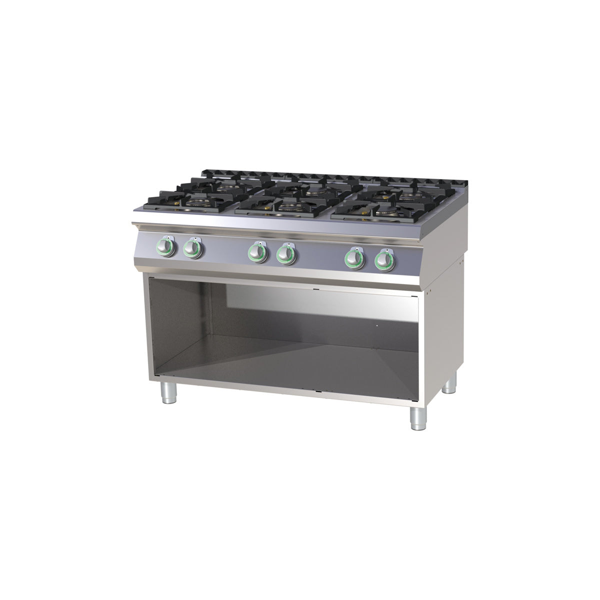 Thermik Serie 700, Gasherd mit Unterbau | A&S SP-7120G