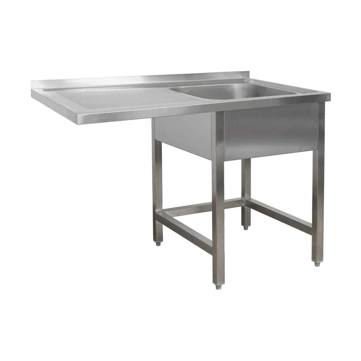Spülzentrum 1200 × 700 × 850 mm 1 Becken rechts, ohne Grundboden      700 mm Tiefe | A&S SPZO1271BR