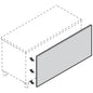 Frontverkleidung mit Modulpaneelen, 600 mm — Virtus SSSV60
