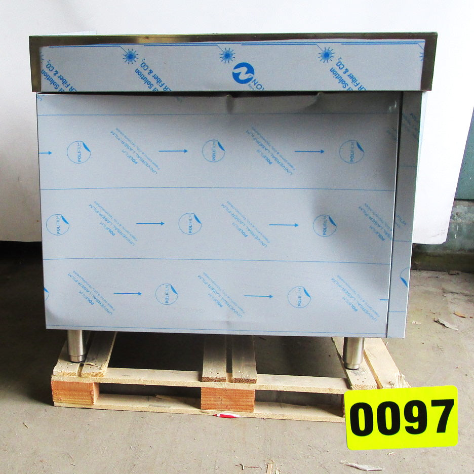 Neutraler Arbeitsschrank, Eck-Modell, mit Flügeltür und Aufkantung, 1000x700 mm - BESCHÄDIGT — Virtus STABA71BE (Ansicht 3)