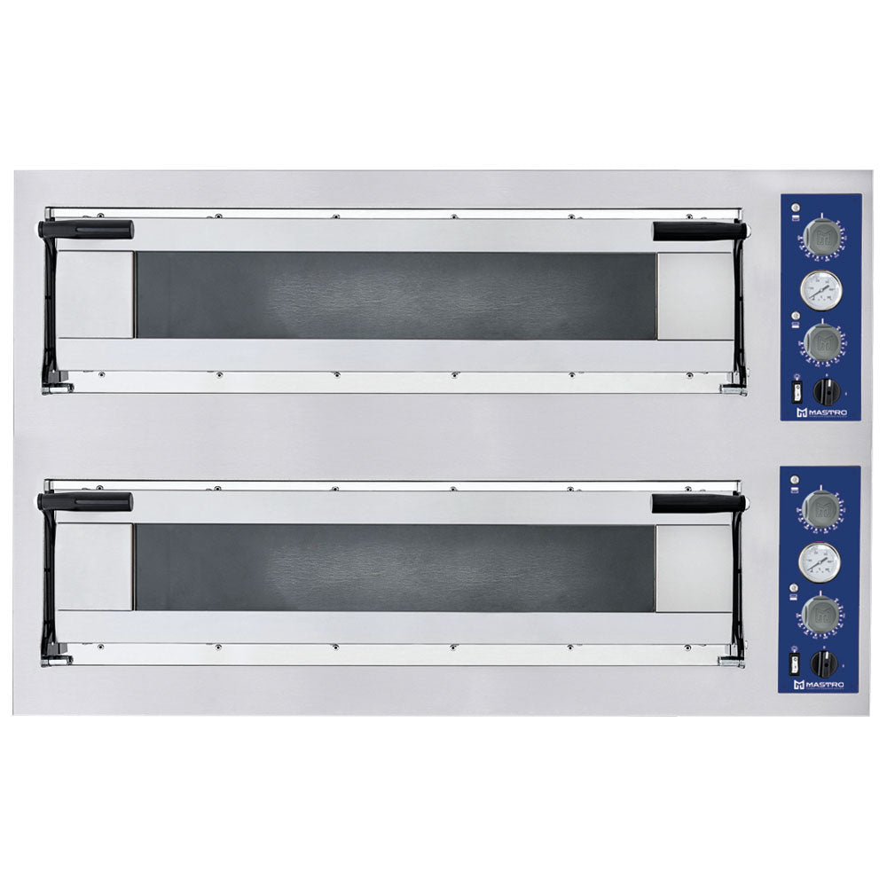 Elektro-Pizzaofen für 9+9 Pizzen ø 35 cm, mechanische Bedienung — Virtus STACK18/P