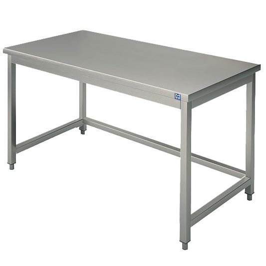 Arbeitstisch ohne Zwischenboden, ohne Aufkantung, 1200x700 mm — Virtus STLT70120