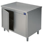 Neutraler Arbeitsschrank mit Flügeltür, ohne Aufkantung, 600x600 mm — Virtus STN606