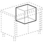 Tablett-/Korbspender, 530x370 mm — Virtus SV5337