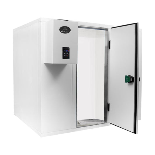 Cold storage room wall thickness 120 mm, 3000 × 2700 × 2200 mm, including refrigeration unit and shelving | A&S TKZ3027-220 + TA-27 + TKR3027