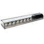 Tapaskühltheke mit gebogener Frontverglasung, 8x GN 1/3 H=40 mm — Virtus TPFR8IA