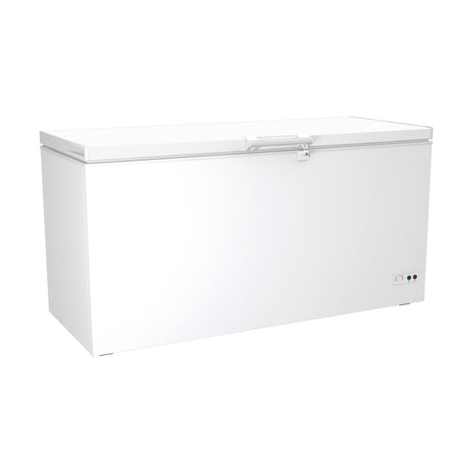 Chest freezer with closed lid and lighting, 469 litres | A&S TTV-469