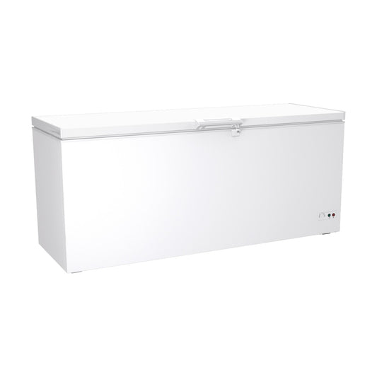 Chest freezer with closed lid and lighting, 573 litres | A&S TTV-573