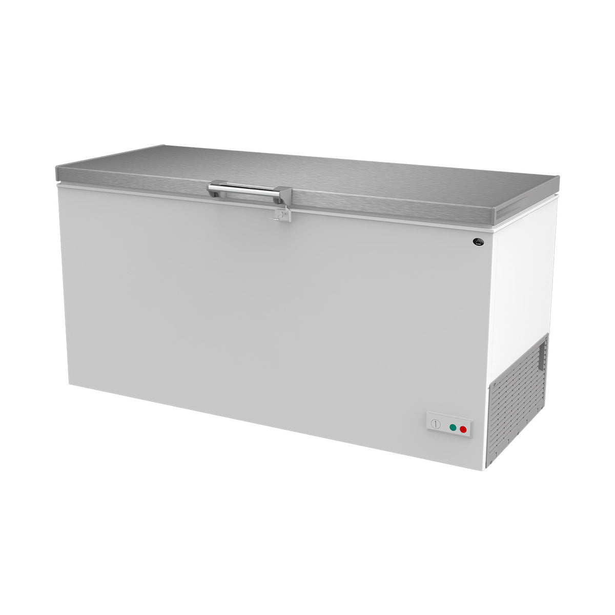Tiefkühltruhe, mit geschlossenem Edelstahl-Deckel und Beleuchtung, 620 Liter | A&S TTV-620 INOX