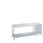 Arbeitstisch mit Zwischenboden und Schubladenblock rechts, mit Tischplatte allseits ab, 1400 × 700 × 850/900 mm