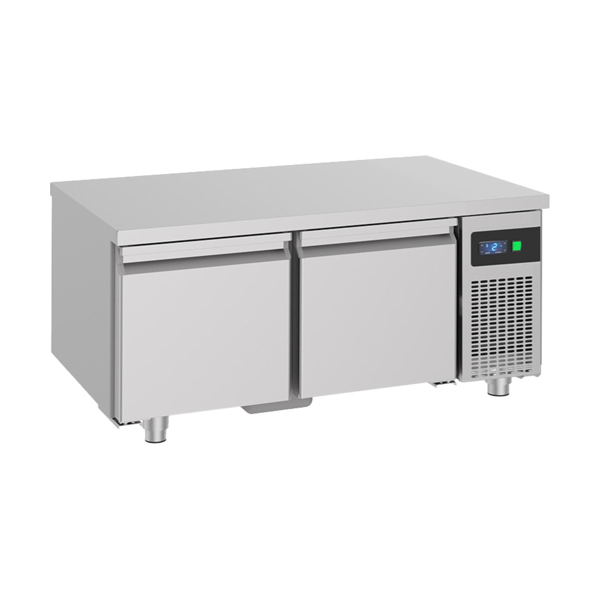Unterbaukühltisch mit 2 Schubladen -2 bis +8°C 1.200 × 700 × 600 mm | A&S UKT2