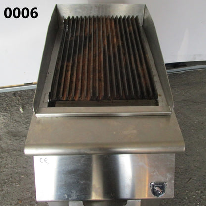 Elektro-Grill, Kochzone in Edelstahl, Fleisch/Fisch - GEBRAUCHT — Virtus V7040GRACQEGE (Ansicht 2)